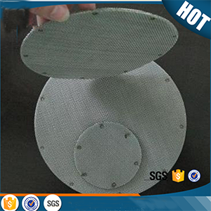 Stainless steel 316 filter disc mesh 316不锈钢滤盘网